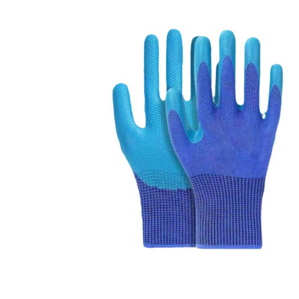 Embossed Labor Protection Gloves Latex Wear-resistant Non-slip Construction Site Work Gloves